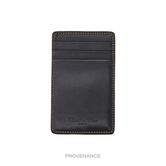 🔴 Dior Card Holder Wallet - Monogram Navy Trotter - Picture 2 of 6
